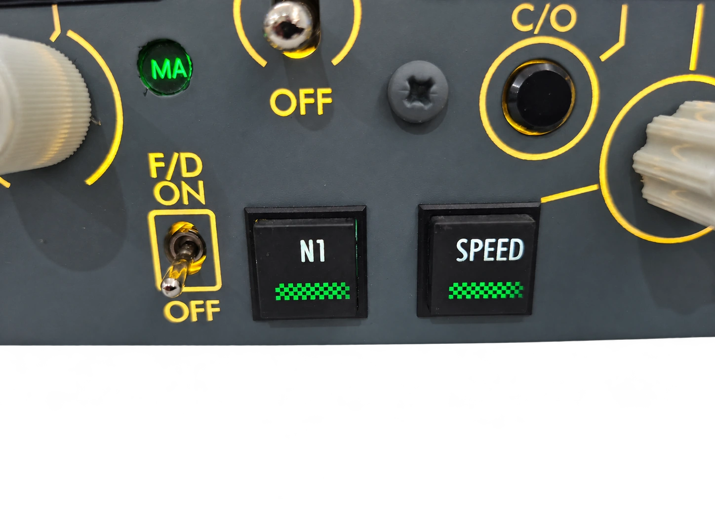 White N1 and SPEED legends with green activation bars